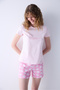 Love Pink Shorts Pajama Set - 2