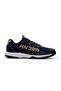 Xoom Pro Non-marking Badminton Shoes | Navy/gold | Size: 6 Uk/7 Us/40 Eu | Rubber