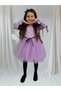 Baby Girl-Child Long Sleeve Heart Tulle Lined Dress for Birthdays and Special Occasions - 4