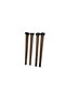 38 cm White, Coffee Table, Table, Chair, Armchair, Tv Unit Leg, Conical Leg - 3
