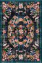 Floral Multicolored Floral Patterned Colorful Woven Base Carpet 1309