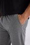 Regular Fit Pocket Pajama Bottoms D8231Ax24Wn - 5