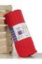 Red Colored Double Cotton Striped Satin Elastic Sheet Set - 3