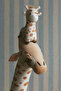 Plush Toy Large Giraffe 100 cm and Baby Giraffe 20 cm Sleeping and Playmate 1 Meter - 2