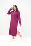 Women's Plus Size Long Sleeve Collar Detail Dress 5283-25 - 3