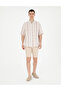 Brown Oversize Short Sleeve Shirt 50285540-Vr197 - 4