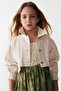 Girl's Crop Seasonal Jacket 36704 Cream