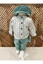 Specially designed boys' set with cap, pants, and shirt for birthdays and special occasions - 3