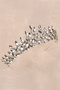 Crystal Stone Bridal Henna Crown Special for Women Bridal Wedding Crown Silver - 3
