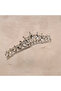 Rhinestone Look Crystal Stone Bridal Crown Crystal Stone Henna Night Crown Silver - 3