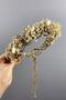 Bridal Outdoor Shooting Crown with Cream Cipsolu and Cotton Herb - 6