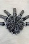 Black Silver Halay Handkerchief, Bridal Handkerchief, Sequined Halay Handkerchief 10 Pieces, Wedding Henna Circumcision Engagement - 3