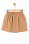 Girl's Buttoned Bonibon Skirt 56518 Camel - 3