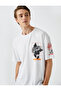 Oversize T-Shirt Far East Printed Crew Neck Short Sleeve
