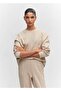 Sweatshirt with decorative stitching