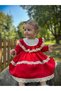 Baby Girl Lace Long Sleeve Lined Vintage Birthday Party Wedding Evening Dress Christmas - 5