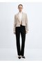 Short Blazer Jacket with Buttons - 2