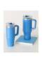 Petrol Blue Qq Thermos - Leak Proof with Straw, Double Wall, Vacuum 1200ml - 3