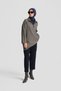 Waist-Tightening Gabardine Trousers 25K2705 Dark Blue