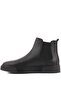 - Black Genuine Leather Men's Chelsea Boots - Black Sole - 250-041 - 4