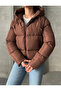 Women’s Black Hooded Puffer Jacket - 5