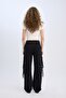 Wide Leg Cargo High Waist Long Jean Pants D1340Ax24Wn - 5