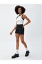 Crop Athlete Cotton Crew Neck Piping Detailed - 2