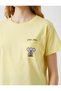Cotton Printed Pocket - Short Sleeve Crew Neck T-Shirt - 5