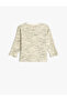 T-Shirt Long Sleeve Printed Crew Neck Camisole Cotton - 2