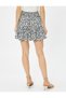 Floral Mini Skirt Layered Elastic Waist Ecovero® Viscose - 4
