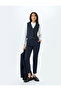 Slim Fit Pocketed Cigarette Fabric Trousers