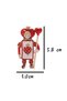 Selfridges Red Soldier Design Broş - 3