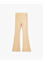 Spanish Leg Trousers Ribbed Viscose Blend - 2