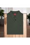 Interview Wraps Polo Neck Extrafine Wool Khaki Knitwear Sweater - 2