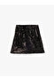 Mini Velvet Skirt with Bow Detail - 2