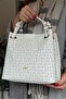 Large Size 4 Compartments Women's Shoulder Bag Suitable for Daily Use 4067 0409 - 4
