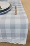 Runner Scalloped Plaid Retro 40X110 cm - 2