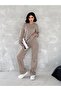 Women's Cycling Collar Long Sleeve Bol Legs Tracksuit Suit Winter Thermal Suit with Fleece Inside