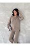 Women's Cycling Collar Long Sleeve Bol Legs Tracksuit Suit Winter Thermal Suit with Fleece Inside - 5