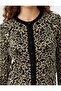 Women's Cardigan 5Wal90083Ht Black Patterned - 6
