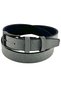 Gray Children's Boy's Faux Leather Stitched Model 3 cm Waiter Classic Belt School Belt - G15 - 2
