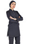 Anthracite Lycra Thick Stretchy Fabric Hijab Nurse Jersey and Hijab Doctor Jersey Kit