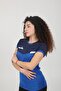 Women's T-Shirt Cobalt Blue Navy Blue - 3