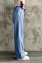 4572 Model Blue Palazzo Women's Trousers - Piece Paint - 6
