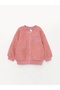 Lcw Baby Pink Baby Girl Zippered Sweatshirt