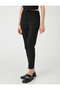 Crop Cigarette Trousers Normal Waist with Pockets - 3