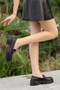 Guaranteed D124 Women's Thick Sole Chain Loafers Daily Shoes - 5