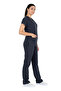 Anthracite Lycra Thick Stretchy Fabric Doctor Nurse Jersey Bat Sleeve Surgical Team - 4