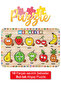 Animals-vehicles-shapes-numbers-fruits-vegetables wooden 6-piece set, educational-instructive puzzle - 7