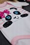 Panda Printed Baby Girl 3 Piece Set - 2